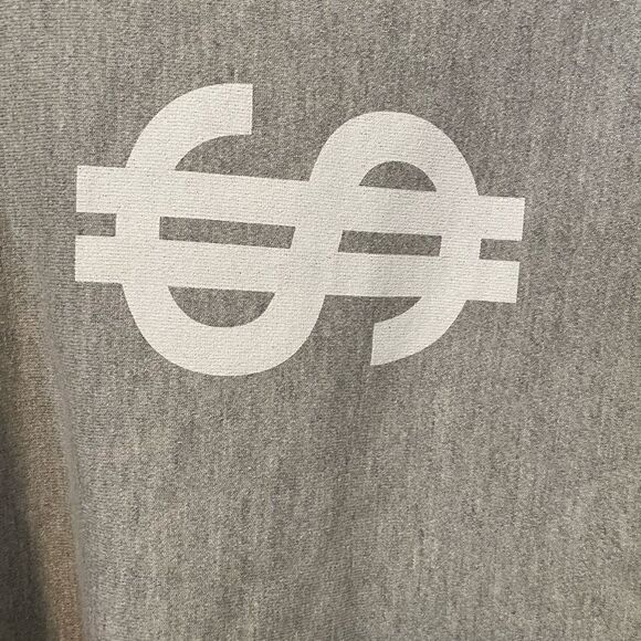 Champion Reverse Weave Men’s Gray Sweatshirt Equal Pay Bitches $$$ - Picture 3 of 15